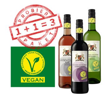 Drei vegane Weine
