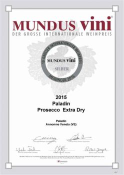 Prosecco Paladin Millesimato extra DRY 2015