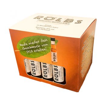 Rölbs Pfefferminz-Wermut-Likör 20 x 0,02l Miniaturflasche