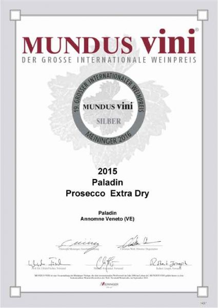 Prosecco Paladin Millesimato extra DRY 2015
